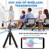 Microphone Cravate Sans Fil Vlog sans APP & Bluetooth Plug & Play 2,4 GHz Réduction de Bruit