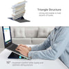 Support Ordinateur Portable 4 en 1 Etui Porte Carte Tapis de Souris Support Incliné BLEU 14"